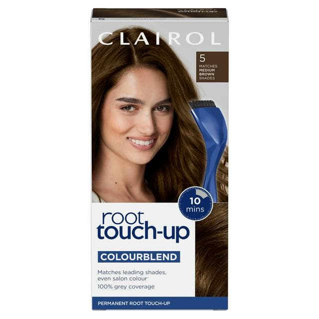 Clairol Root Touch-Up Permanent Hair Dye Medium Brown 5 - gallery image 1