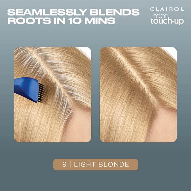 Clairol Root Touch-Up Permanent Hair Dye Light Blonde 9 - gallery image 2