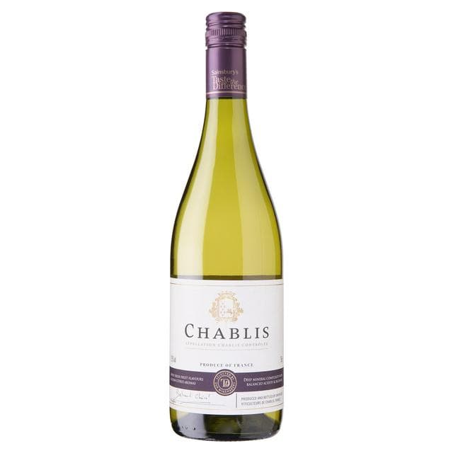 Sainsbury's Chablis Chardonnay White Wine, Taste the Difference 75cl - gallery image 1