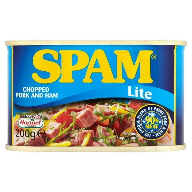Spam Chopped Pork & Ham Lite Tin 200g - gallery image 1