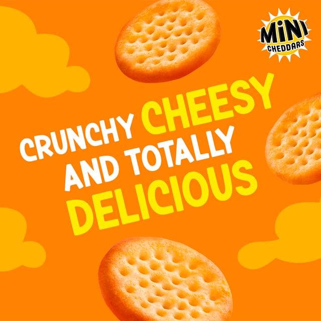 Jacob's Mini Cheddars Original Baked Snacks Multipack 6x23g - gallery image 4