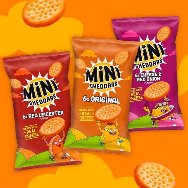Jacob's Mini Cheddars Original Baked Snacks Multipack 6x23g - gallery image 5