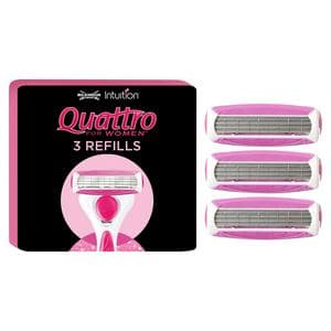 Wilkinson Sword Quattro for Women Razor Blade Refills x3