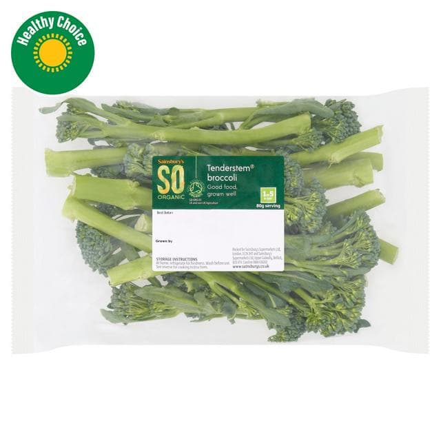 Sainsbury's Tenderstem Broccoli, SO Organic 200g - gallery image 1