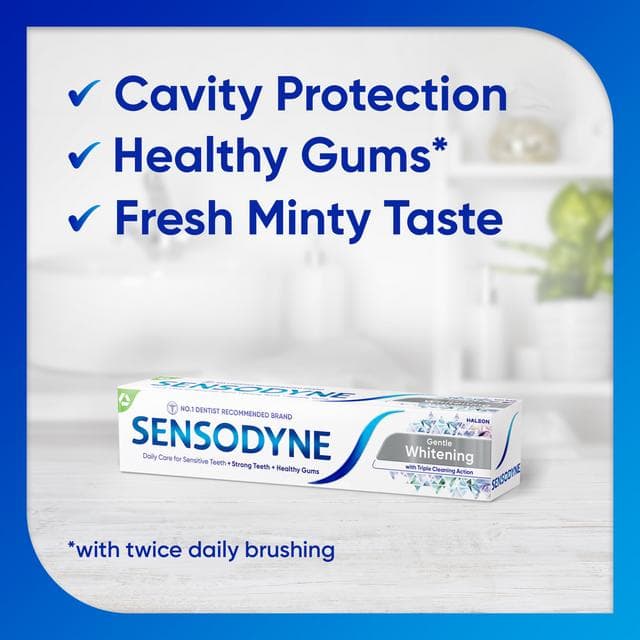 Sensodyne Daily Care Gentle Whitening Sensitive Toothpaste 75ml - gallery image 4