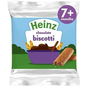 Heinz Chocolate Biscotti Baby Food Snacks 7+ Months 60g