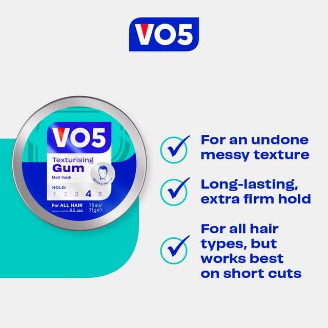 VO5 Extreme Style Texturising Gum 75ml - gallery image 4