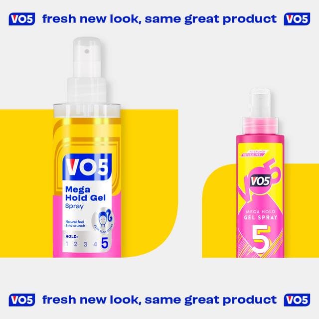 VO5 Mega Hold Gel Spray 200ml - gallery image 5