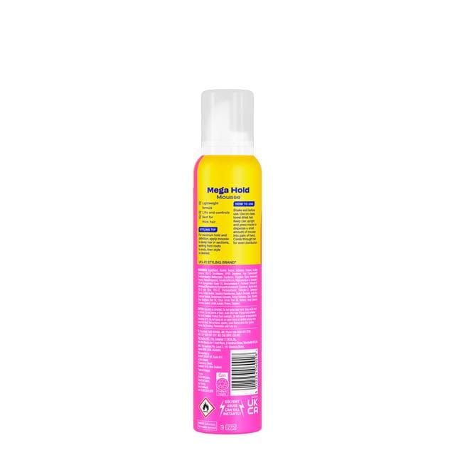 VO5  Mega Hold Hair Mousse 200ml - gallery image 3