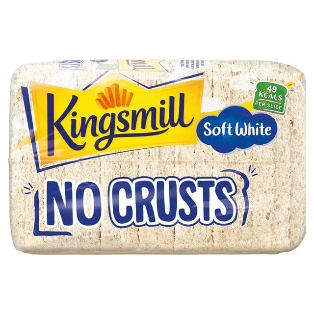 Kingsmill No Crusts Soft Medium Sliced White Bread 400g - gallery image 1