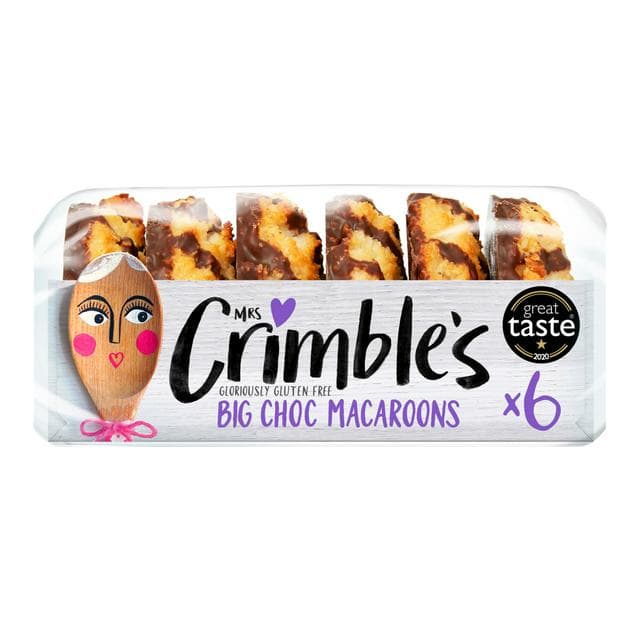 Mrs Crimble's Gluten Free Choc Macaroons x6 - gallery image 1