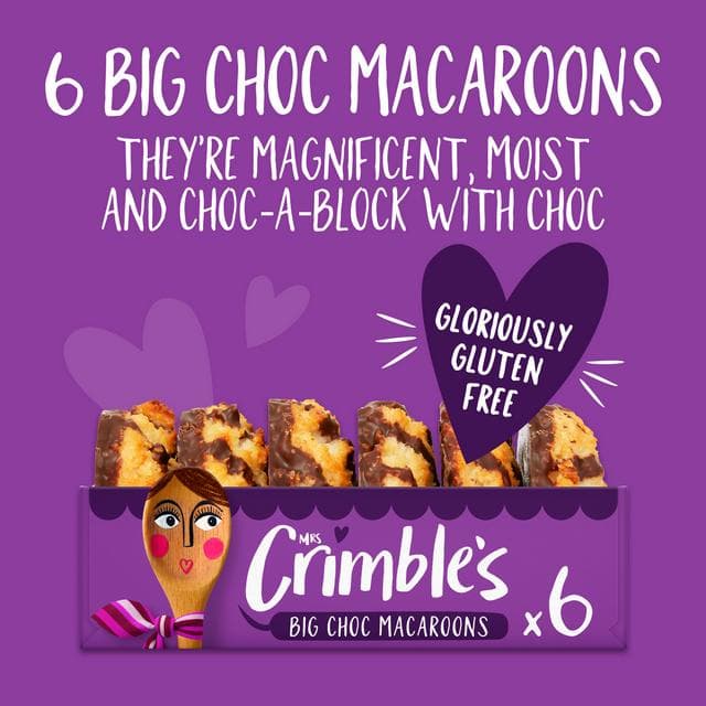 Mrs Crimble's Gluten Free Choc Macaroons x6 - gallery image 2