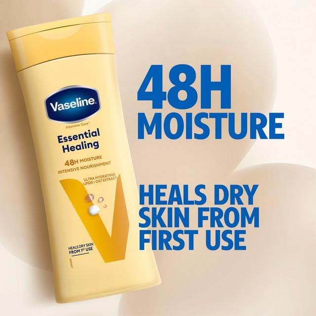 Vaseline Intensive Care Essential Healing Body Lotion Deeply Moisturises Dry Skin 400ml - gallery image 2