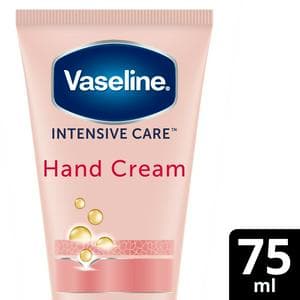 Vaseline Healthy Hands Stronger Nails Hand Cream Moisturises Dry Hands & Itchy Skin 75ml