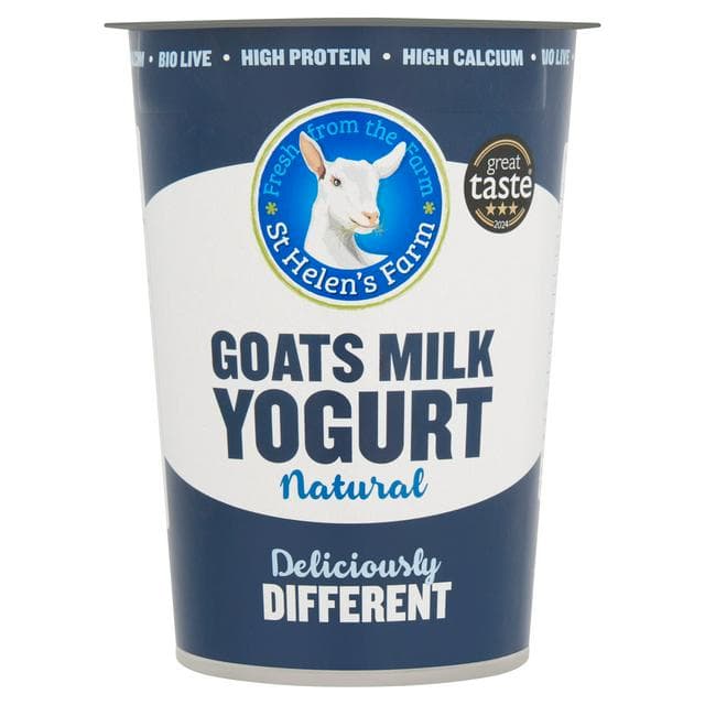 St Helen's Farm Goat's Milk Natural Yogurt 450g - gallery image 1