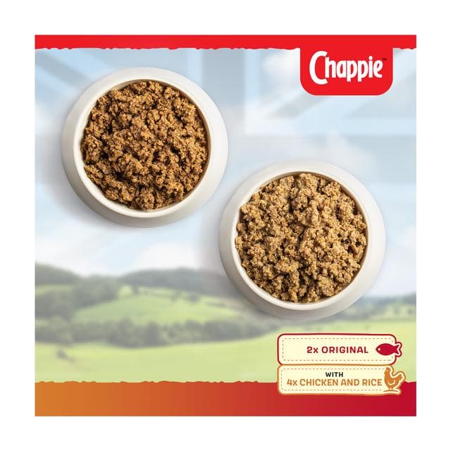 Chappie Adult Wet Dog Food Tins Favourites in Loaf 6x412g - gallery image 3