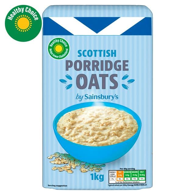 Sainsbury's Scottish Porridge Oats 1kg - gallery image 1
