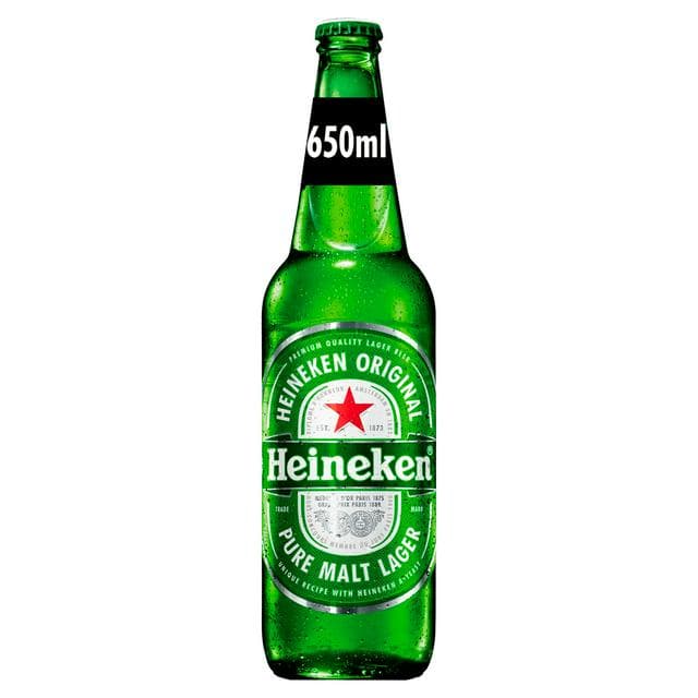 Heineken Premium Lager Beer Bottle 650ml - gallery image 1