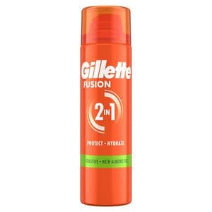 Gillette Fusion Sensitive Skin Shaving Gel 200ml