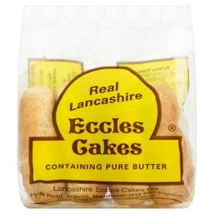Real Lancashire Eccles Cakes x4
