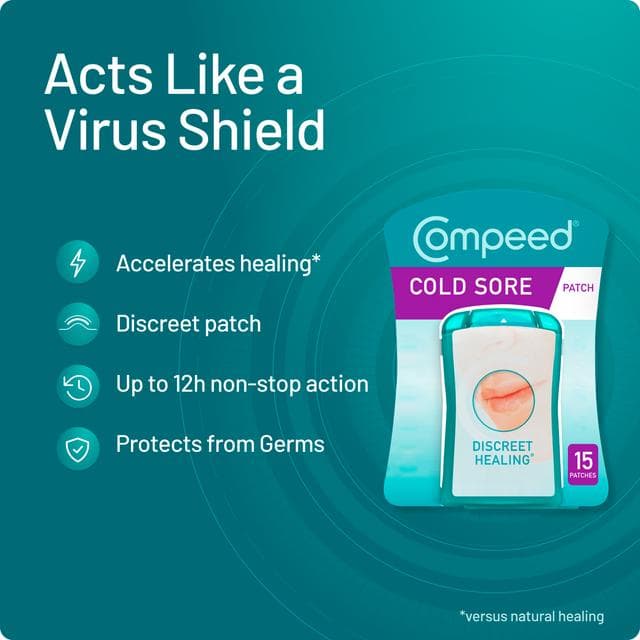 Compeed Cold Sore Invisible Patches, Medium x15 - gallery image 3
