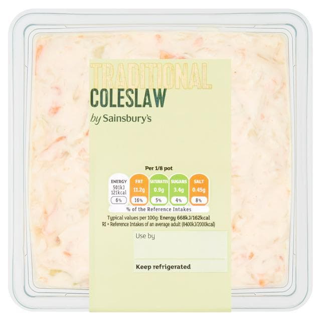 Sainsbury's Deli-Style Traditional Coleslaw 600g - gallery image 1