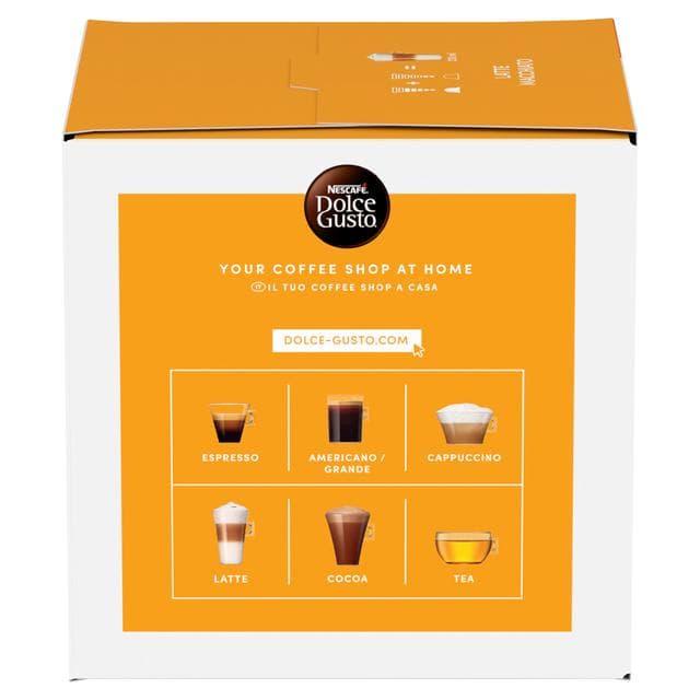 Nescafé Dolce Gusto 16 x Latte Macchiato Coffee Pods (8 Servings) - gallery image 3