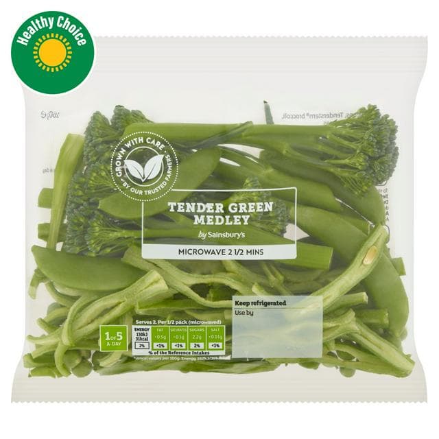 Sainsbury's Tender Green Medley 160g - gallery image 1