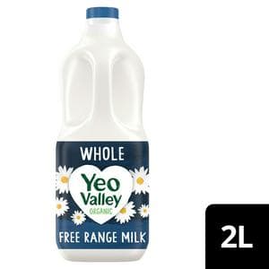 Yeo Valley Organic Fresh Whole Milk 2L