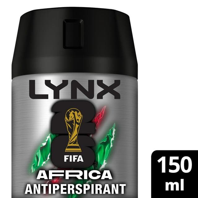 Lynx 150ml Africa 72h Antiperspirant Aerosol Deodorant for Men - gallery image 1
