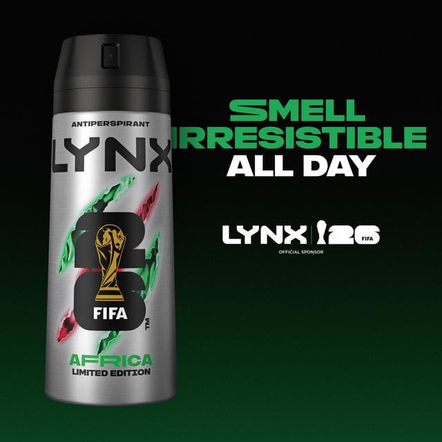 Lynx 150ml Africa 72h Antiperspirant Aerosol Deodorant for Men - gallery image 2