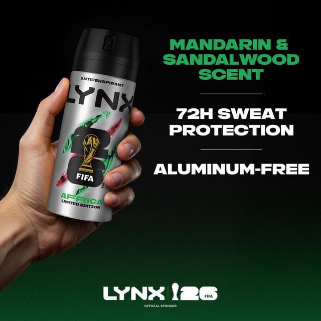 Lynx 150ml Africa 72h Antiperspirant Aerosol Deodorant for Men - gallery image 6