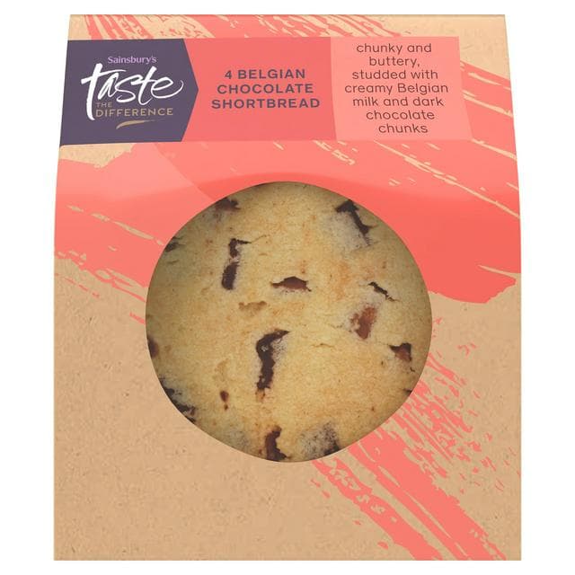 TTD Chunky Belgian Chocolate Shortbread (4pk) - gallery image 1