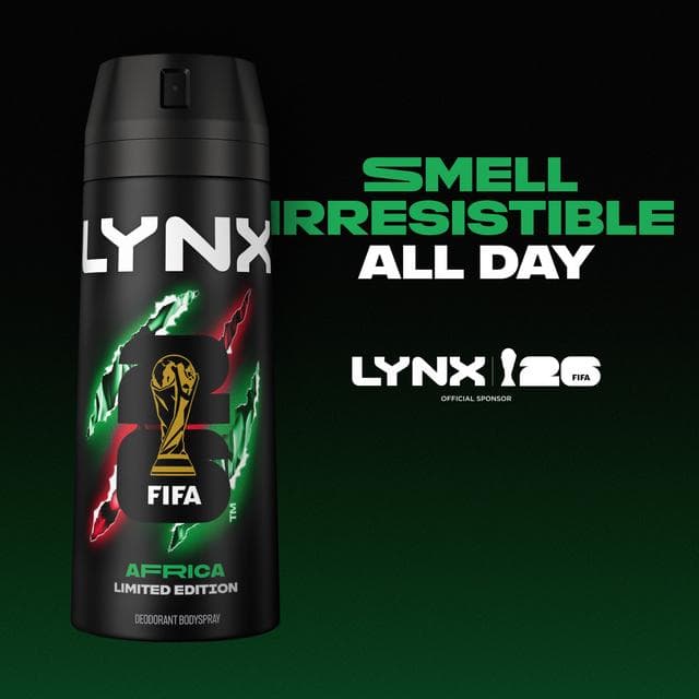 Lynx 150ml Africa 48h Deodorant Aerosol Body Spray for Men - gallery image 2