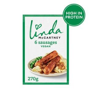 Linda McCartney Vegetarian Sausages x6 270g