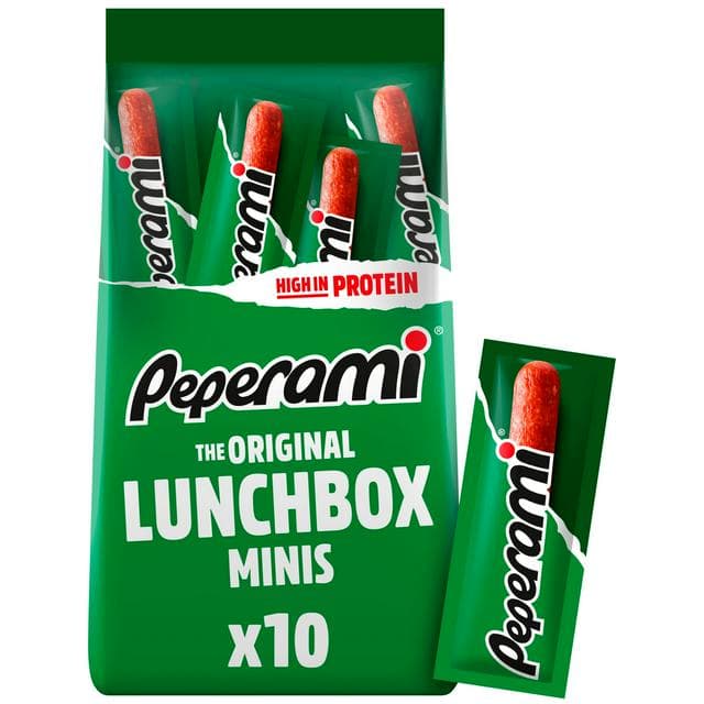 Peperami Original Salami Lunchbox Minis 10x10g - gallery image 1