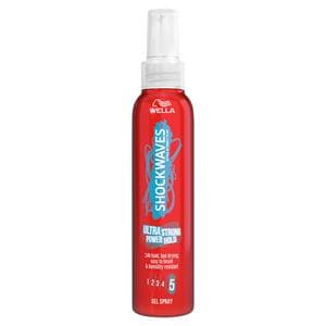 Wella Shockwaves 150ml Power Hold Ultra Strong Gel Spray
