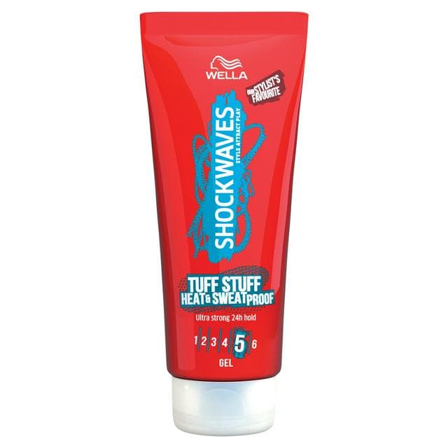 Wella Shockwaves 200ml Tuff Stuff Heat & Sweatproof Ultra Strong Gel - gallery image 1