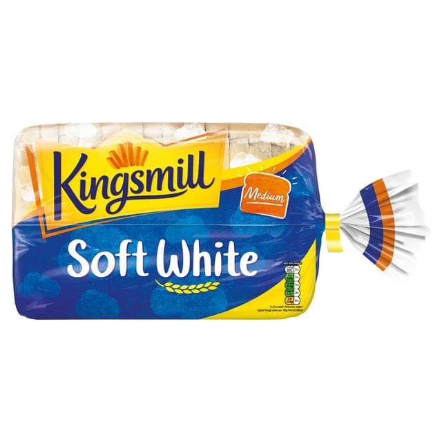 Kingsmill Soft Medium Sliced White Bread 800g - gallery image 1