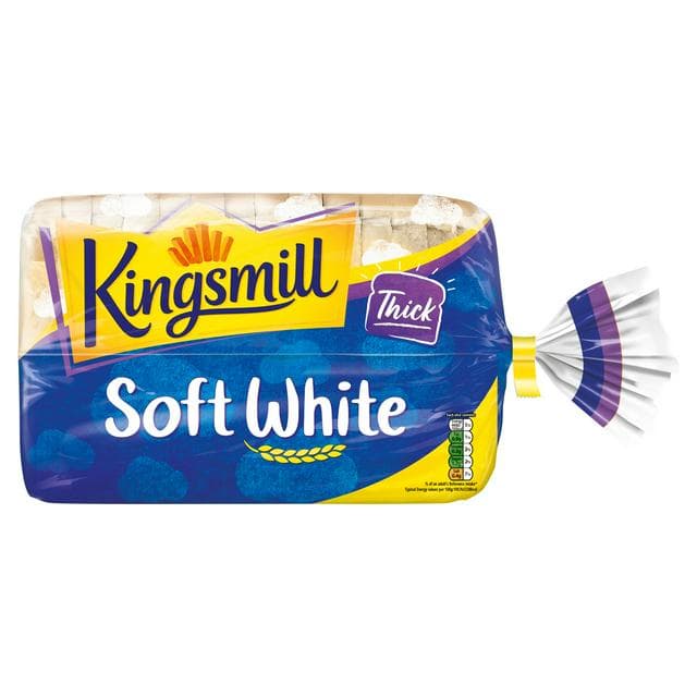 Kingsmill Soft White Bread Thick 800g - gallery image 1