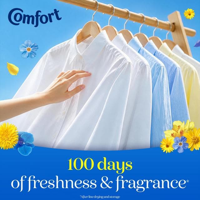Comfort 31 washes Blue Skies Fabric Conditioner 930ml - gallery image 4