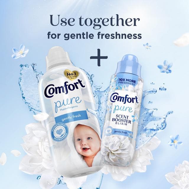 Comfort Pure 31 washes Sensitive Fabric Conditioner 930ml - gallery image 3