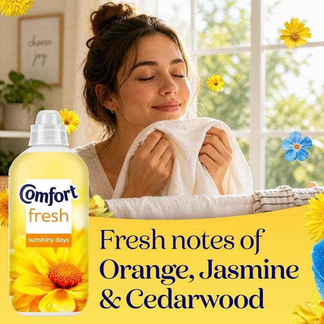 Comfort Fabric Conditioner Sunshiny Days 31 Washes 930ml - gallery image 2