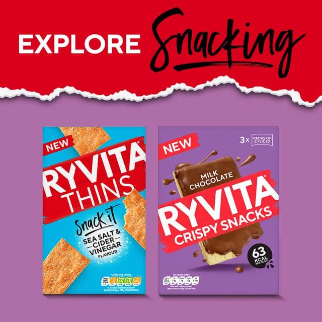 Ryvita Crispbread Fruit Crunch Currant Seed & Oat Crackers 200g - gallery image 6
