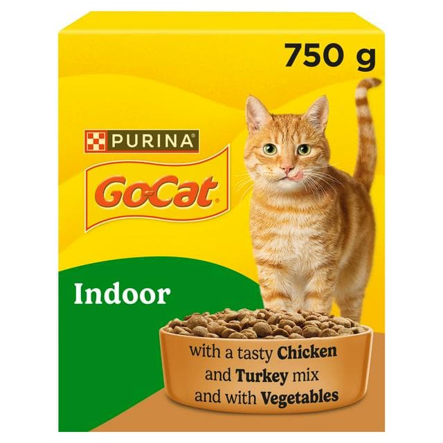 Go-Cat Chicken & Garden Greens Indoor Dry Cat Food 750g - gallery image 1