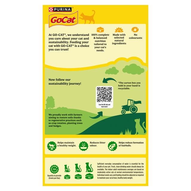 Go-Cat Chicken & Garden Greens Indoor Dry Cat Food 750g - gallery image 2
