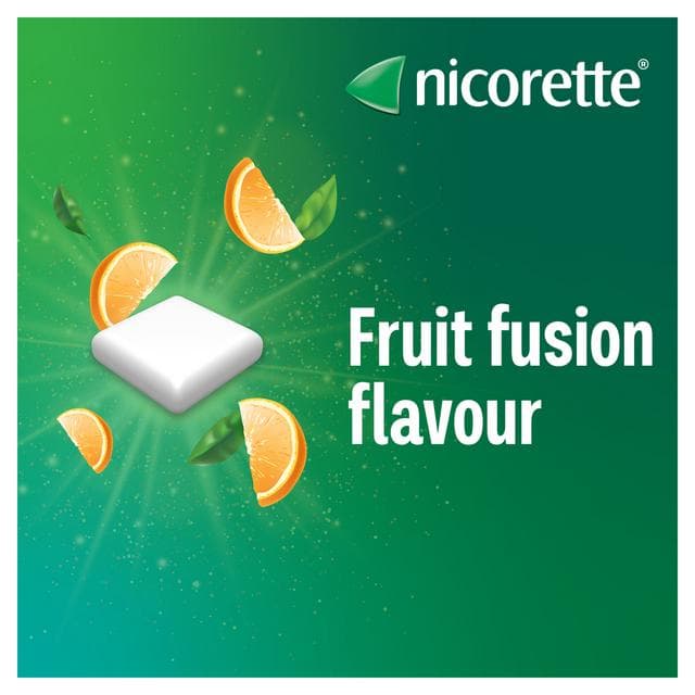 Nicorette Fruitfusion Gum Pieces Quit Smoking Aid x105 2mg - gallery image 3