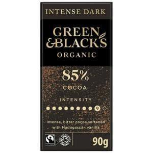 Green & Black's Organic 85% Dark Chocolate Bar 90g