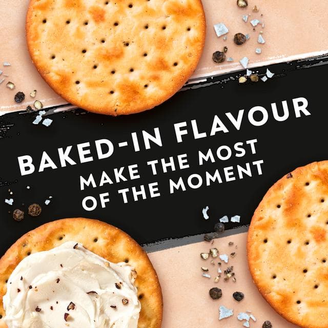Jacob's Savours Salt & Black Pepper Crackers 200g - gallery image 3