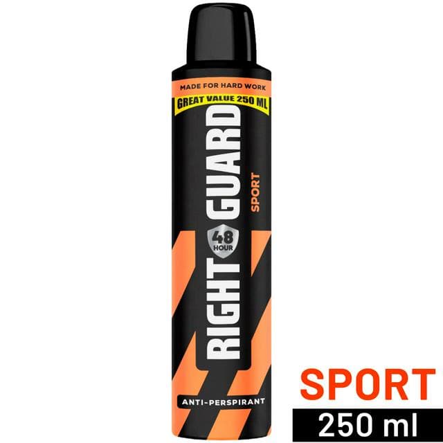 Right Guard Men 48h Antiperspirant Deodorant Sport 250ml - gallery image 1